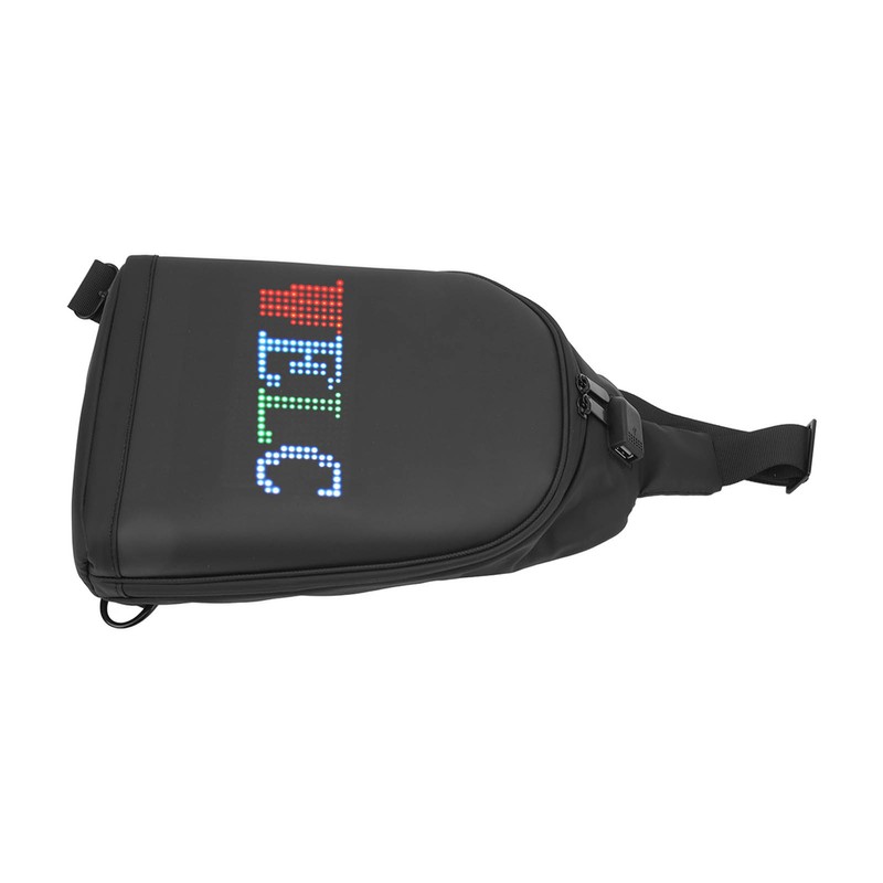 LED Display Fanny Pack Programmable Screen Anime Backpack Bluetooth USB