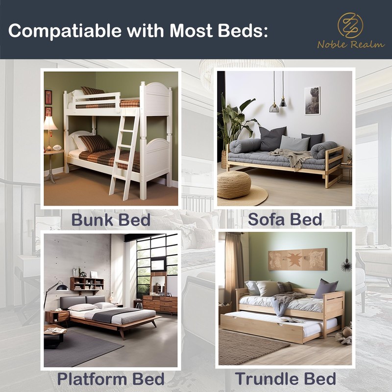 NobleRealm® 𝗕𝗲𝘁𝘁𝗲𝗿 𝗦𝗶𝘇𝗲 Sleeper Sofa Board | Queen Bunkie Board