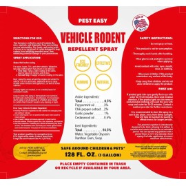 Pest Easy Peppermint Oil Mice Spray for vehicles - Effective & Long-Lasting Spray