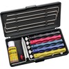 Lansky Deluxe Knife Sharpening System: 5-Stone Ceramic Knife Sharpener Kit