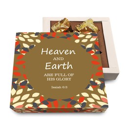 CoolGiftBox Christian Gifts Bulk for Women | Religious Gift of Chocolate with Bible Verses Christian for Women Church Coworker Bulk Chocolate Presents with Bible Quote Passage | Pack of 6