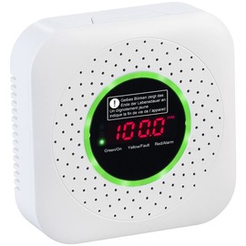 VisorTech Gas Detector: Socket Multi Gas Detector for Natural Gas, Autogas and LPG, 85 dB (Gas Alarm, Gas Detector Camping, Gas Detector Motorhome)