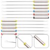 12 PCS Set Fondue Forks Stainless Steel Multi-Color Fruit Fork