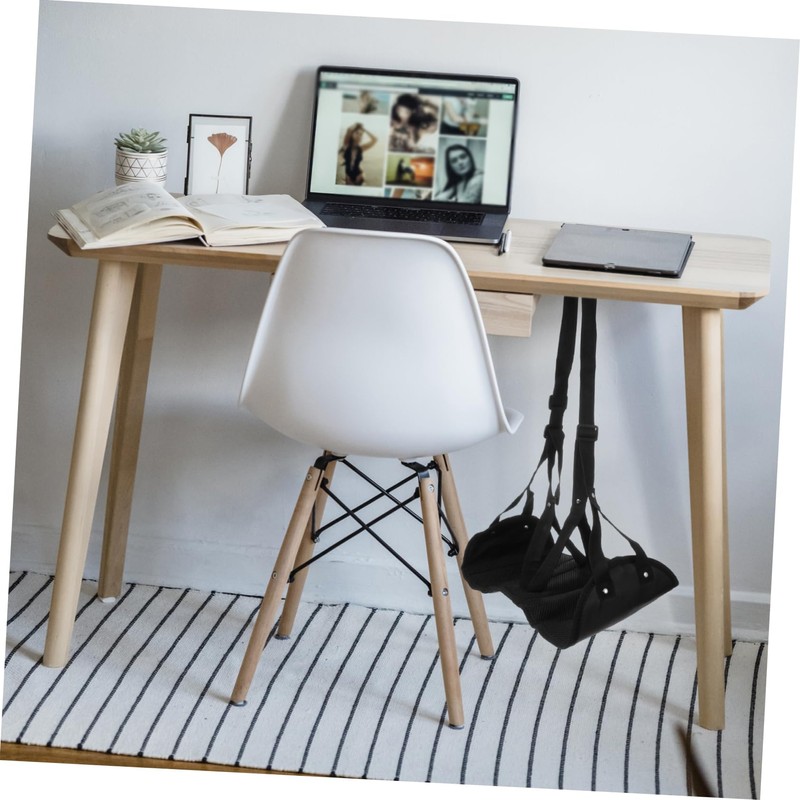 DOITOOL 1pc Portable Foot Rest Hammock for under Desk Ergonomic