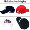 HAOJIANIAN 2 Pack Canada Baseball Cap,Canada Day Embroidered Maple Leaf