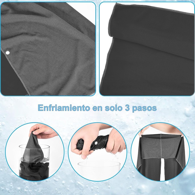 Toalla de enfriamiento con capucha UV – TAFUCO, absorción rápida