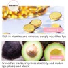 Bálsamo labial de aguacate, bálsamo labial hidratante con aceite de