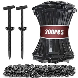 200 PCS Actualizar Cinchos de Plastico, SHUUDAUKO Cintillos para Cables Nylon Autobloqueantes, Clips Resistentes a los Rayos UV para Guardabarros, Par