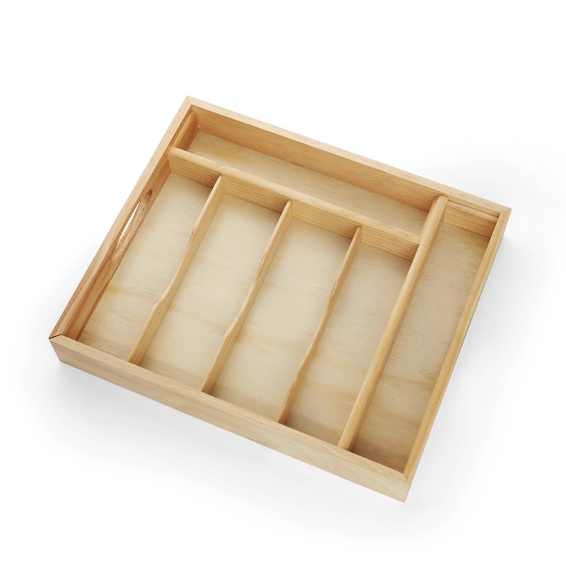 Cambridge 3194K7CSLG31 Braylen Mirror 62-Piece Flatware Set With Oak Buffet