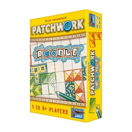 Lookout Games Patchwork Doodle Board Game | Strategy Game | Puzzle Game | Drawing Game | Family Board Game for Kids and Adults | Ages 8 and up | 1 to 6 Players | Average Playtime 20 Minutes | Made