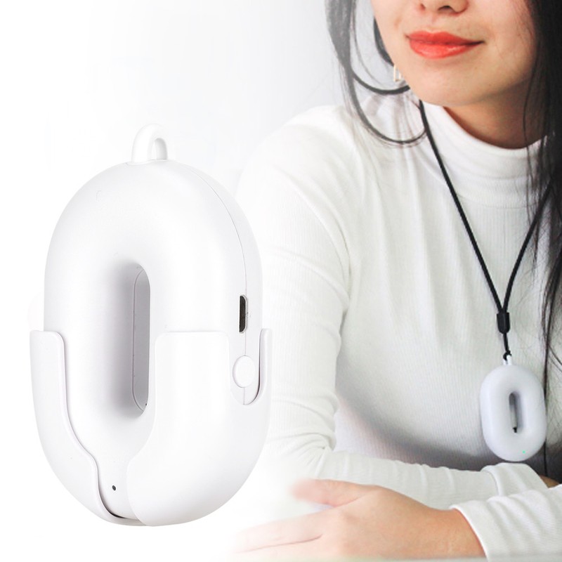 Neck Hanging Necklace Type Mini Portable Negative Ion Air Purifier