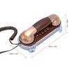 Retro Landline Phone Corded Home Phone Wall Mount Flash Phone