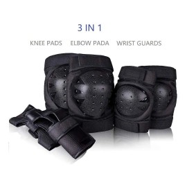 6pcs Rodilleras Coderas Y Muñequeras Protección Para Adulto