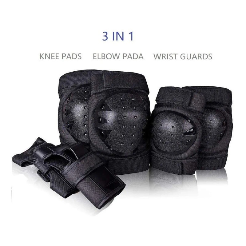 6pcs Rodilleras Coderas Y Muñequeras Protección Para Adulto