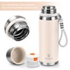 Stainless Steel Flask with Cup 700ml/23.6oz Vacuum Insulated Thermo Bottle