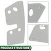 LQI Driver Door Latch Repair Reinforcement Plate Compatible with Jeep