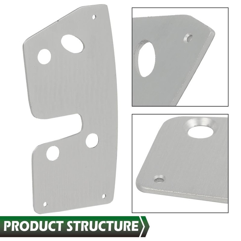 LQI Driver Door Latch Repair Reinforcement Plate Compatible with Jeep