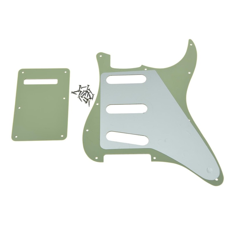 KAISH Lefty ST/Strat Style SSS Pickguard Left Handed Tremolo Trem