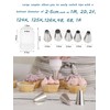 Large Piping Nozzles with Coupler,1M 2D 4B 1A D66 Icing