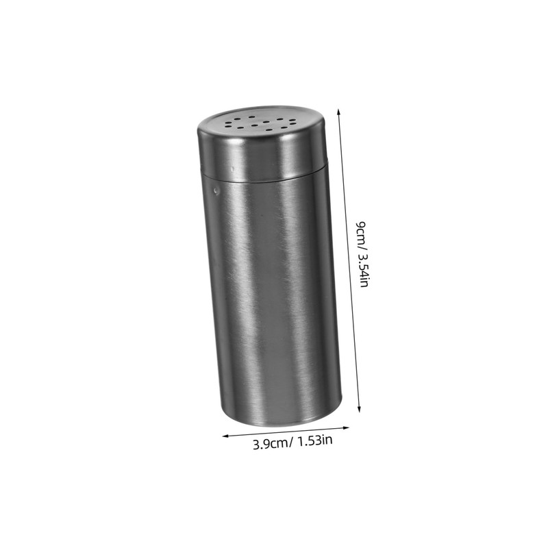 KONTONTY 304 Stainless Steel Seasoning Bottle Pepper Salt Shaker Set