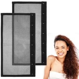 JIEYAO Pack of 2 Length N Lock Curly Hair Net, 13 Inch Length N Lock Hair Stretcher, Natural Curl Stretcher, Length N Lock Mesh Wrap to Prevent Shrinkage