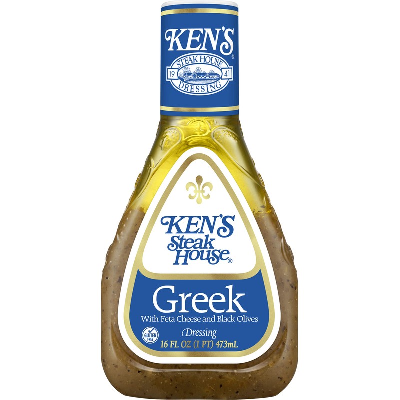 Ken's Steak House Greek Dressing, 16 OZ (Pack of 2)