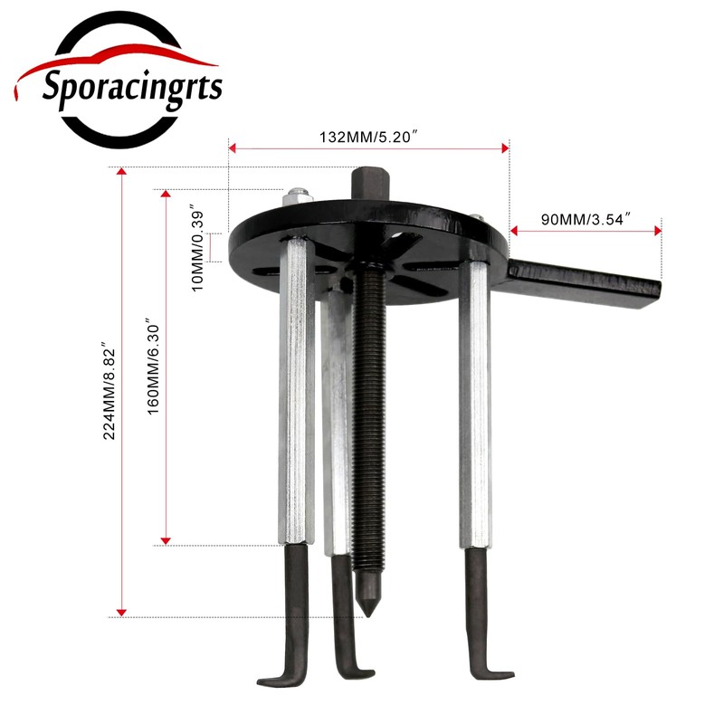 Sporacingrts 3 Jaw Puller Inner Hole Puller Removal Tool 21in1