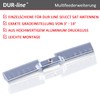DUR-line Select Multifeed Set - 2 Height-Adjustable Feed Holders with