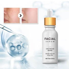 Eazerom 01 17 ml x 2 Hyaluronic Serum, Face Care Men and Women, Hyaluronic Acid Serum for the Face with Anti-Wrinkle Active Ingredients, Hyaluronic Acid Face Serum, Moisturising Serum