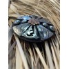 Unbranded SILVER COPPER FLORAL CONCHO 1" screw back WESTERN HORSE