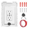 Smart Home Switch Cover,Baby Proof Light Outlet Covers,Child Safety Switch