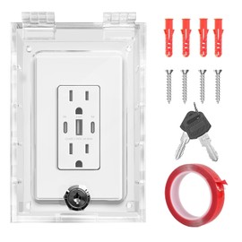 Young Dance Smart Home Switch Cover,Baby Proof Light Outlet Covers,Child Safety Switch Plate Guard,Wall Plug Box,Kids Electrical Protector Box Fits All Outlet 4.95" H X 3.35" W X 1.77" D or Smaller