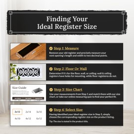 Decor Grates AJH408-RB Oriental Floor Register, 4"W x 8"H, Rubbed Bronze Finish