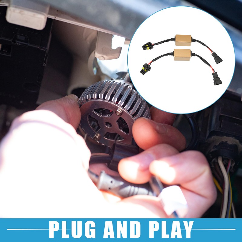 X AUTOHAUX LED Car Headlight Canbus Decoder C16 9006 9012