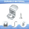 M METERXITY 10-Pack Offset Canvas Clips, 0.79" x 0.52" Clips