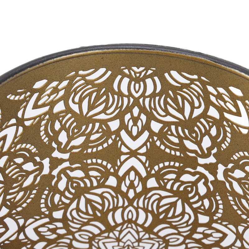 Lamp Shade Hollow Carving Metal Cylindrical Circular Pattern E27 E26