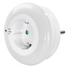 Hama LED Night Light Circle with Integrated Socket, Light Sensor,