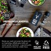 Oryx Black Pepper Mill - Ceramic Pepper Grinder Refillable -
