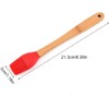 Mini Silicone Spatula, Heat Resistant Mini Spatula Scraper Brush Spoon