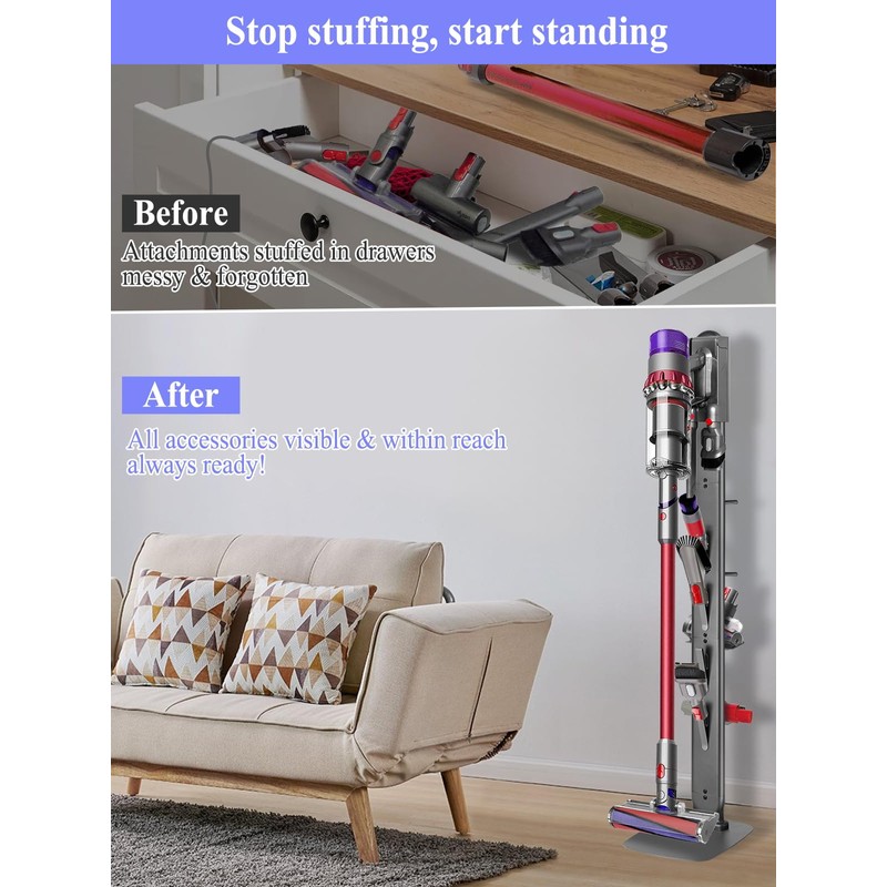 Haturi Premium Vacuum Stand for Dyson Gen5 V15 V12 V11