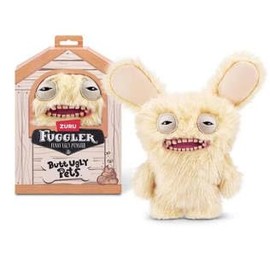 Zuru Fuggler Funny Ugly Monster Plush Toy - 9 in Butt Ugly Pets (Mr Buttons - Golden Retriever)