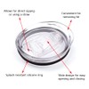 20oz Skinny Tumbler Replacement Lids 3 Pack,2.75in Cup Mouth Compatible