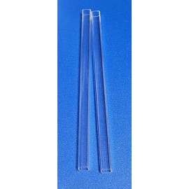 Best Acrylics 1/2" OD x 3/8" ID DIAMETER 18" INCH LONG SQUARE CLEAR ACRYLIC PLEXIGLASS TUBE