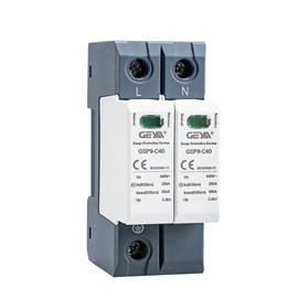 GEYA Surge Protection 20KA-40KA SPD Surge Protector for Home DIN Rail (2P, AC440V)