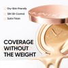 SKINTIFIC Cushion Base Maquillaje Ligero Cobertura Media, Ajuste Perfecto a