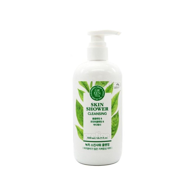 Man with Flowers Skin Shower Cleansing 500mlx2 Green Tea Rose