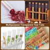 OFFCUP Plastic Test Tubes, 20pcs Test Tubes with Cork Stoppers,