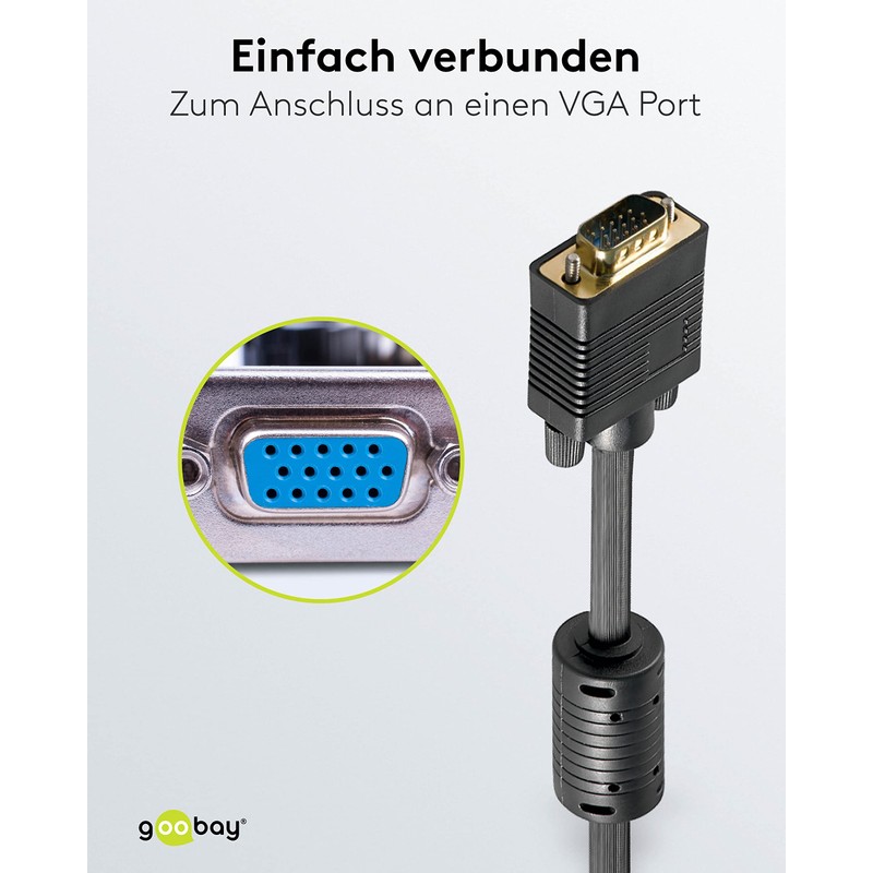 Wentronic 2m SVGA XGA 200 Monitor Cable