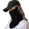 [Mies'] Bandana Pattern Neck Gaiter, Ice Silk Material, Breathable, Sun Protection Mask, Cool Feeling, black, white, navy