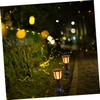 Operitacx 10Pcs Garden Lamp Base Replacement Sturdy and Lightweight Design